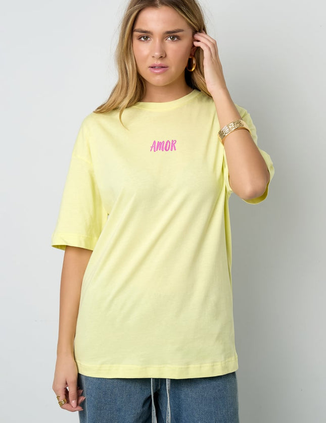 Amor por el mar oversized tee
