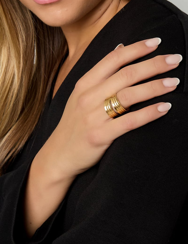 Multi-layered ring one size