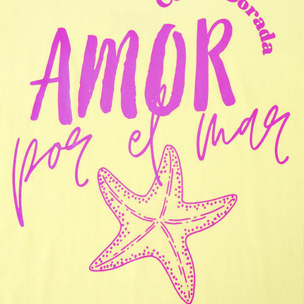 Amor por el mar oversized tee