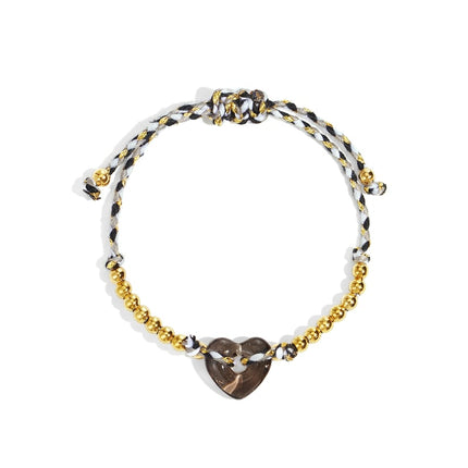 Polyester Beaded Bracelets Heart Casual Daily Simple Series Women's jewelry