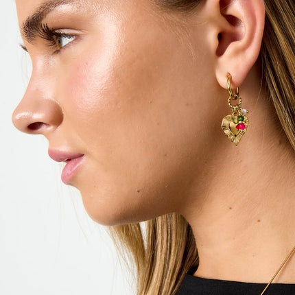Heart Happy Charm earrings