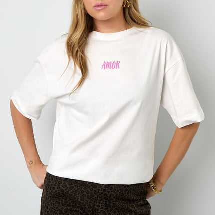 Amor por el mar oversized tee