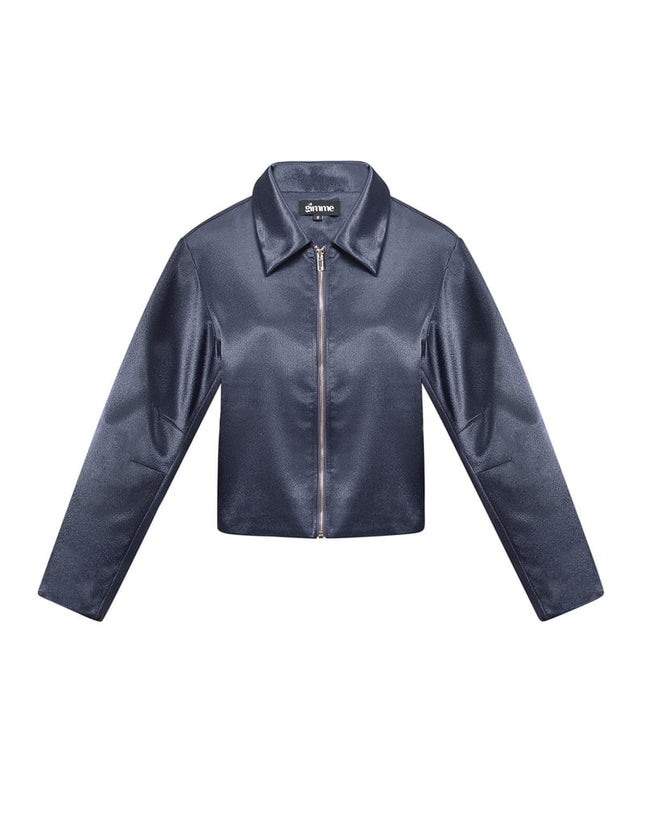 Veste aspect satin