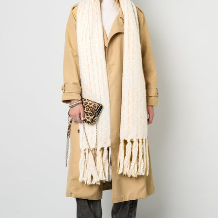 Winter scarves Strip Casual Polyester Daily Accessories