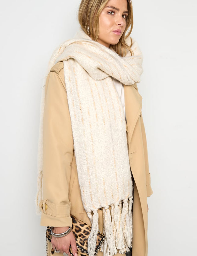 Winter scarves Strip Casual Polyester Daily Accessories