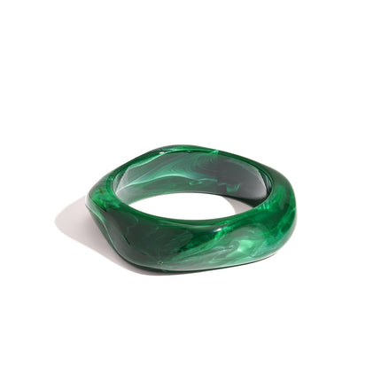 Acrylic Bangles Solid Color Casual Daily Simple Series Women's jewelry