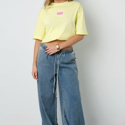 Amor por el mar oversized tee