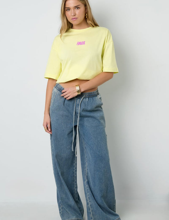 Amor por el mar oversized tee