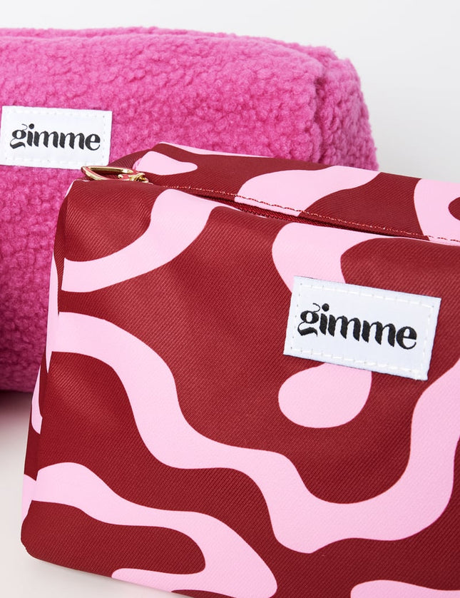 Trousses de maquillage de couleurs mélangées, accessoires quotidiens décontractés en polyester