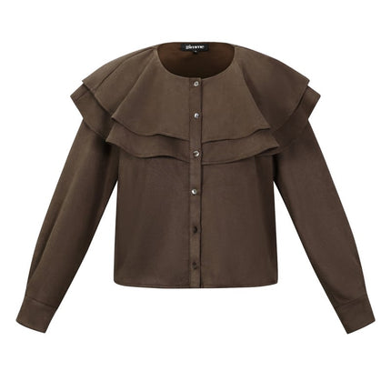 Layered Blouse Suede