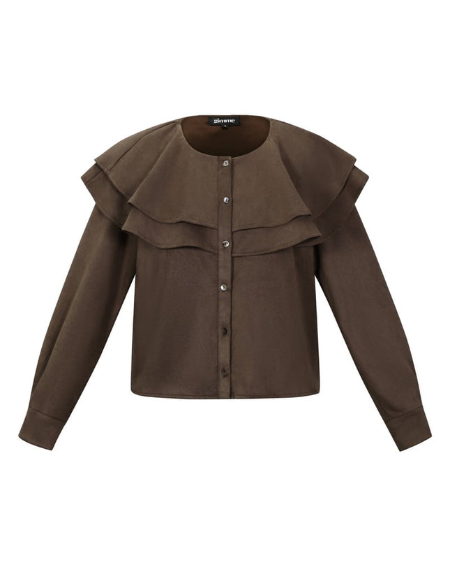 Layered Blouse Suede