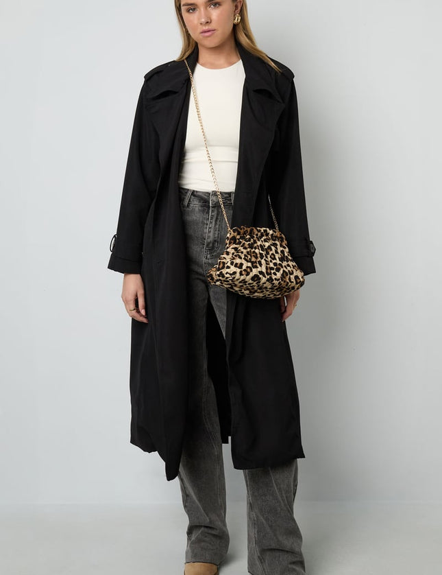 Sacs à bandoulière imprimé léopard décontractés en coton, accessoires quotidiens