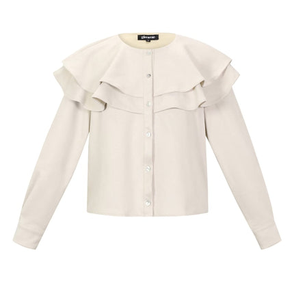 Layered Blouse Suede