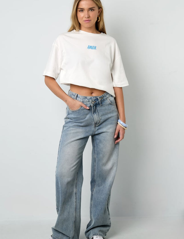 Amor por el mar oversized tee