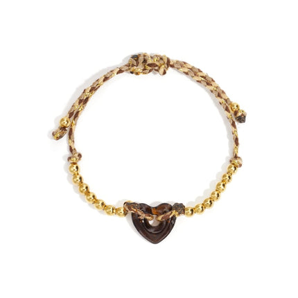 Polyester Beaded Bracelets Heart Casual Daily Simple Series Women's jewelry