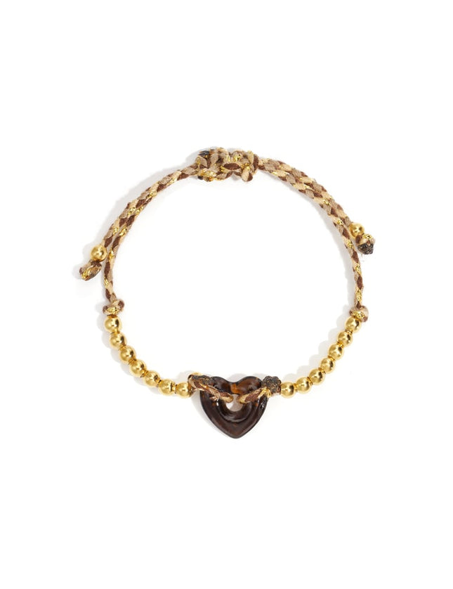 Polyester Beaded Bracelets Heart Casual Daily Simple Series Women's jewelry