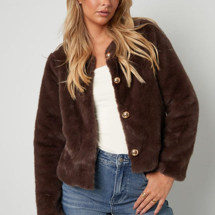 Faux Fur Jacket